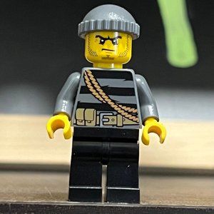 Lego City Police Burglar Minifigure